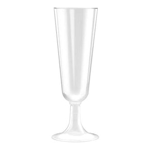 Champagne Glass Disposable X 20pcs with Tray