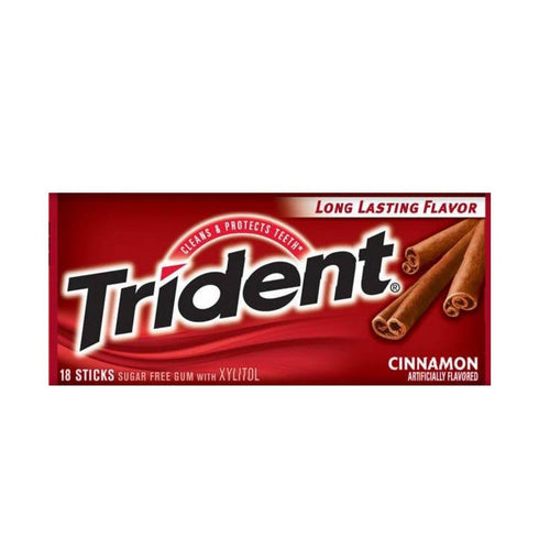 Trident Cinnamon Sugar Free Gum 26g