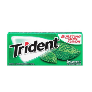 Trident Spearmint Sugar Free Gum 26g